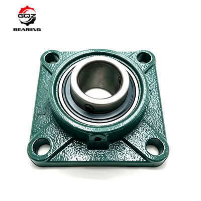 LKF206-2F Square 4-Bolt Flange Bearing Unit, Taper Bore + H2306 Sleeve, Double 2F Anti-Mud Seals