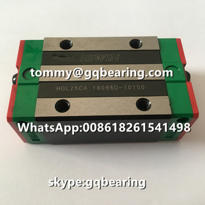 HIWIN HGL25CA HGL25CAZAC Loại hình vuông, vòng bi trượt tuyến tính với giá cạnh tranh