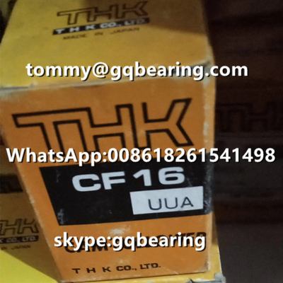 Vật liệu thép Chrome THK CF16UUR Cam Follower Bearing với vòng ngoài hình trụ