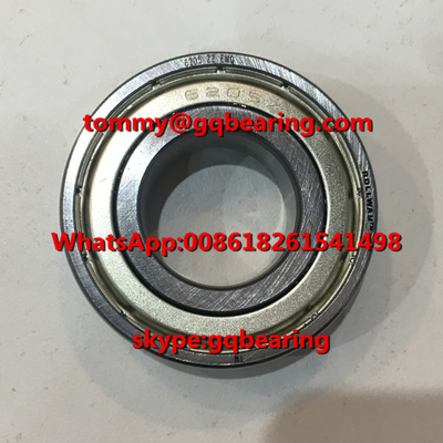 Gcr15 thép vật liệu ROLLWAY 6205ZZ EMQ kim loại che chắn Deep Groove Ball Bearing