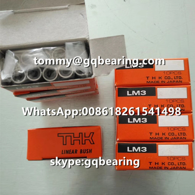 Chrom Thép vật liệu Nhật Bản gốc THK LM3 Đường thẳng vòng bi bóng đường thẳng 3x7x10mm