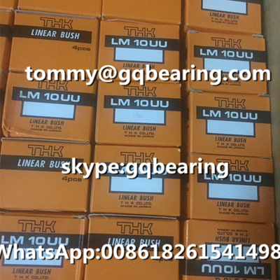 Gcr15 vật liệu thép cao su niêm phong cả hai bên THK LM5UU đường thẳng vòng bi đường thẳng