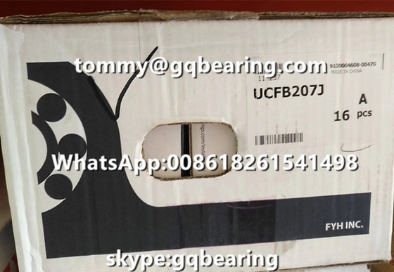 Vật liệu Sắt đúc FYH UCFB207J 3-bolt Flanged Cushion Block Ball Bearing UCFB207