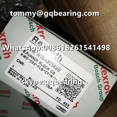 Rexroth R165321420 Vật liệu thép Flange Type Standard Length Standard Height Linear Block