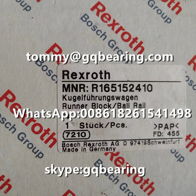 Rexroth R165152410 Vật liệu thép Flange Type Heavy Duty Standard Length Standard Height Ball Rail Runner Block