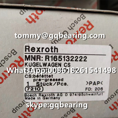 Rexroth R165132222 Vật liệu thép Flange Type Standard Length Standard Height Runner Block