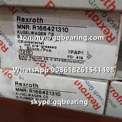 Rexroth R165121120 Vật liệu thép Flange Type Standard Length Standard Height Runner Block