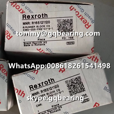 Rexroth R165121120 Vật liệu thép Flange Type Standard Length Standard Height Runner Block