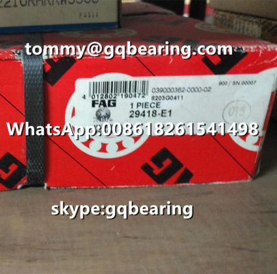 Đức Nguồn gốc Gcr15 Vật liệu FAG 29418-E1 29418-E1-XL Động lực vòng bi hình cầu