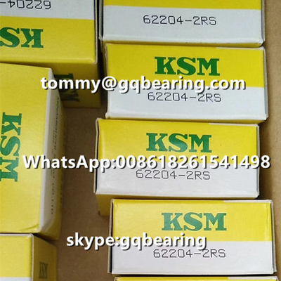 Nhật Bản Nguồn gốc KSM 62207-2RS cao su niêm phong vòng bi đá sâu 35 x 72 x 23 mm