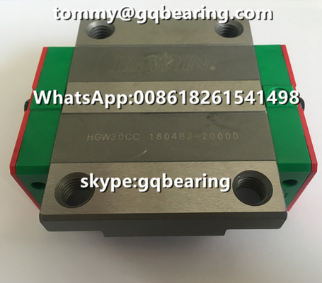 Độ chính xác cao Load Heavy Type Hiwin HGW30CC HGW30CCZAC Lớp bi trượt tuyến tính