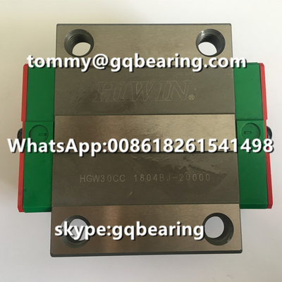 Độ chính xác cao Load Heavy Type Hiwin HGW30CC HGW30CCZAC Lớp bi trượt tuyến tính