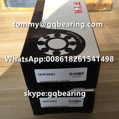 Nguồn gốc Nhật Bản Vật liệu Sắt đúc FYH UCP206J Vòng đệm 2 cuộn