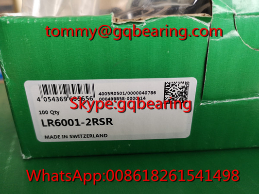 INA LR6001-2RSR Vòng xoay đường cao su niêm phong có vật liệu thép Chrome / thép không gỉ