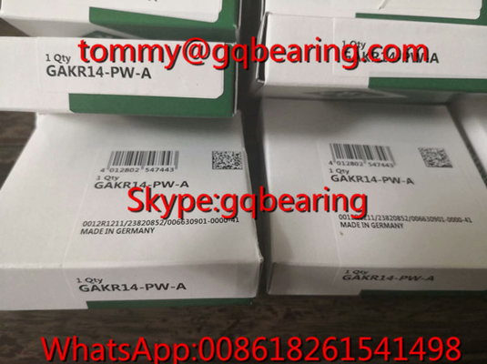 Gcr15 vật liệu thép Đức Nguồn gốc INA GAKL14-PW-A Đường đệm cuối thanh GAKL14- PW- A Đường đệm hình cầu