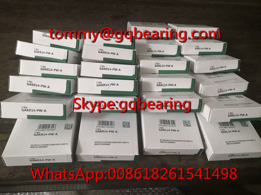 Gcr15 vật liệu thép Đức Nguồn gốc INA GAKL14-PW-A Đường đệm cuối thanh GAKL14- PW- A Đường đệm hình cầu