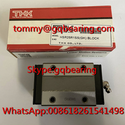 THK HSR25R1SS(GK) Động trượt vòng bi đường cong HSR25R Bảng tuyến tính thép không gỉ