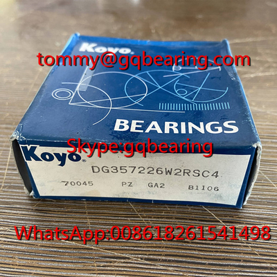 Vật liệu thép Chrome Koyo DG357226W2RSC4 Xây đệm bóng rãnh sâu cho ô tô