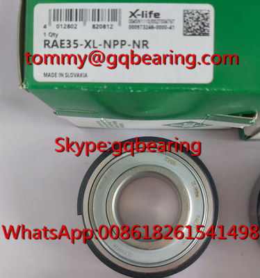 Gcr15 Vật liệu thép INA RAE35-XL-NPP-NR Vòng xích bóng trục với vòng cổ khóa khóa lập dị
