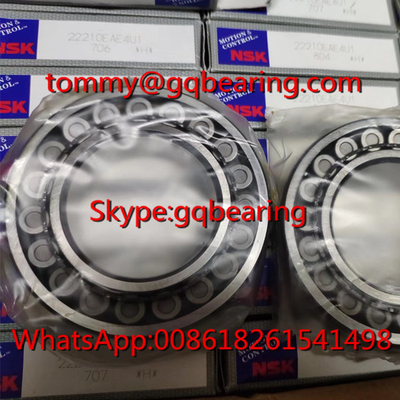 Gcr15 Vật liệu thép NSK 22210EAE4U1 Vòng vòng bi hình cầu 50 * 90 * 23 mm