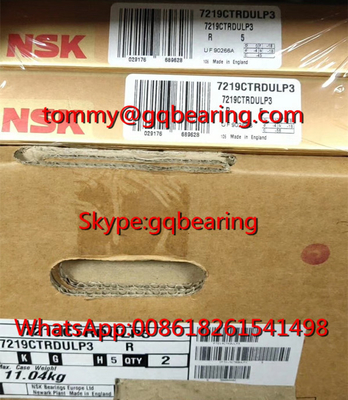 P3 siêu chính xác NSK 7221CTRDULP3 Đơn hàng góc liên lạc quả bóng vòng bi 105 * 190 * 36mm