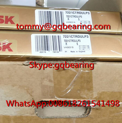 P3 siêu chính xác NSK 7221CTRDULP3 Đơn hàng góc liên lạc quả bóng vòng bi 105 * 190 * 36mm