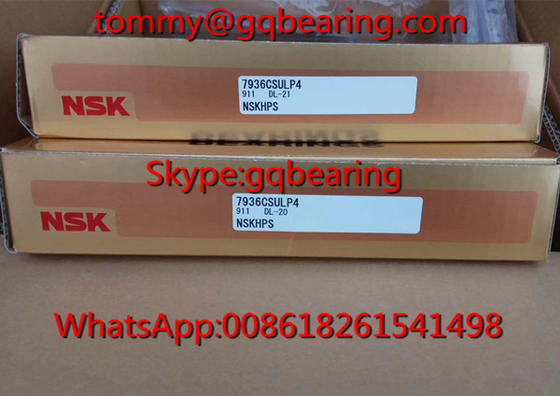 Gcr15 Vật liệu thép NSK 7936CSULP4 Lớp nét góc đơn liên lạc quả cầu