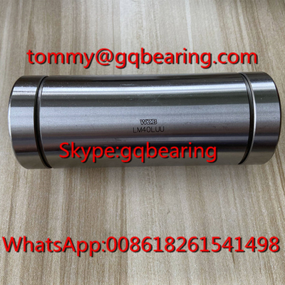 LM40LUU Loại dài chiều dài đường thẳng vòng bi WZB LM40LUU đường thẳng Bushing 40x60x151mm