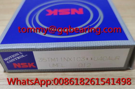 Gcr15 vật liệu thép NSK 35TM11NX1C3 U40AUR hộp số Deep Groove Ball Bearing