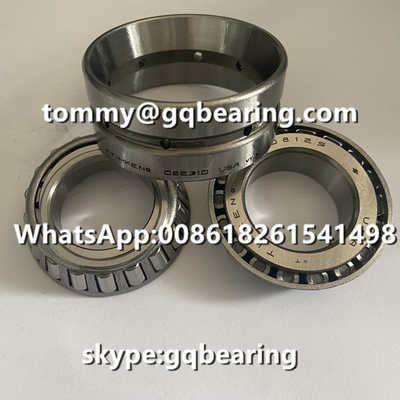 Gcr15 thép hai hàng vòng bi coni 08231D với 31,75mm lỗ