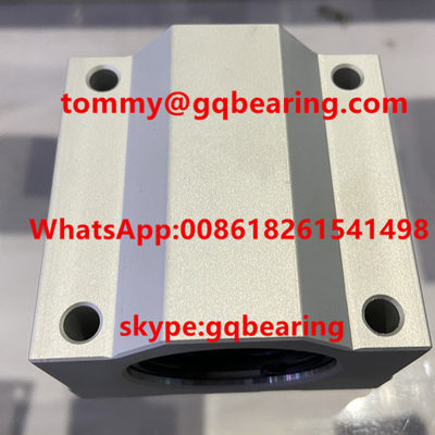 SC30UU Lớp vòng bi hình bóng tuyến tính với lỗ trượt nhôm 30mm Đánh giá tải tĩnh 2740 N