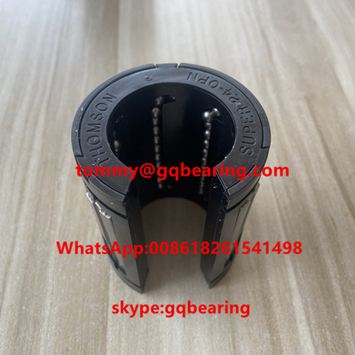 Mở loại nhựa đường thẳng vòng bi quả bóng SUPER24OPN 38.1mm Bore đường thẳng chuyển động vòng bi quả bóng
