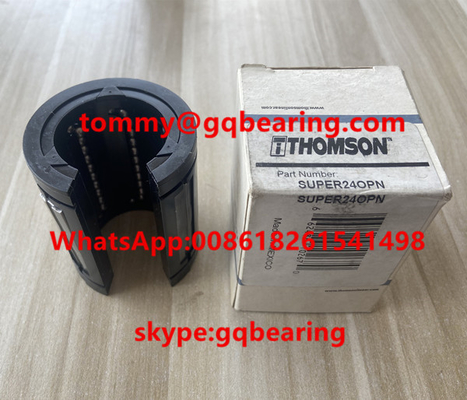 Mở loại nhựa đường thẳng vòng bi quả bóng SUPER24OPN 38.1mm Bore đường thẳng chuyển động vòng bi quả bóng